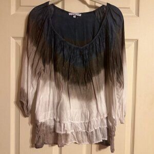 Tempo Paris ombre fade blouse, Large